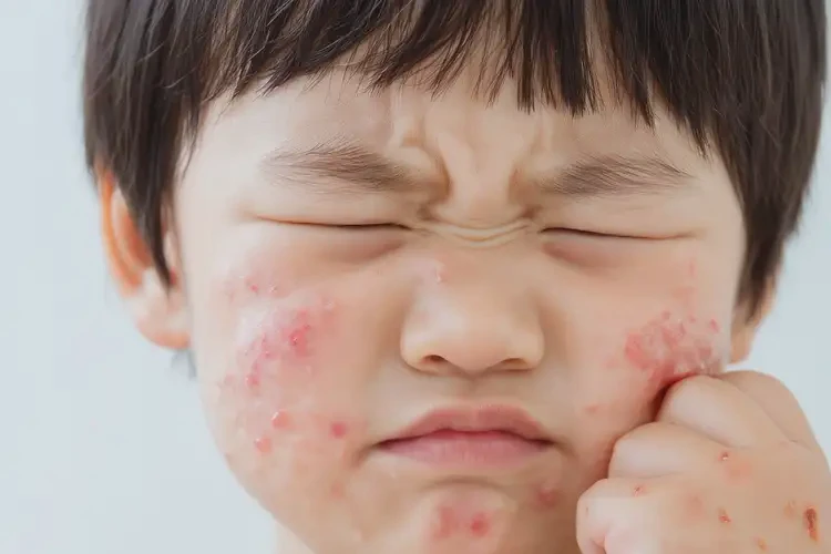 小孩身上經(jīng)常起濕疹不管它會自己痊愈嗎(圖4)