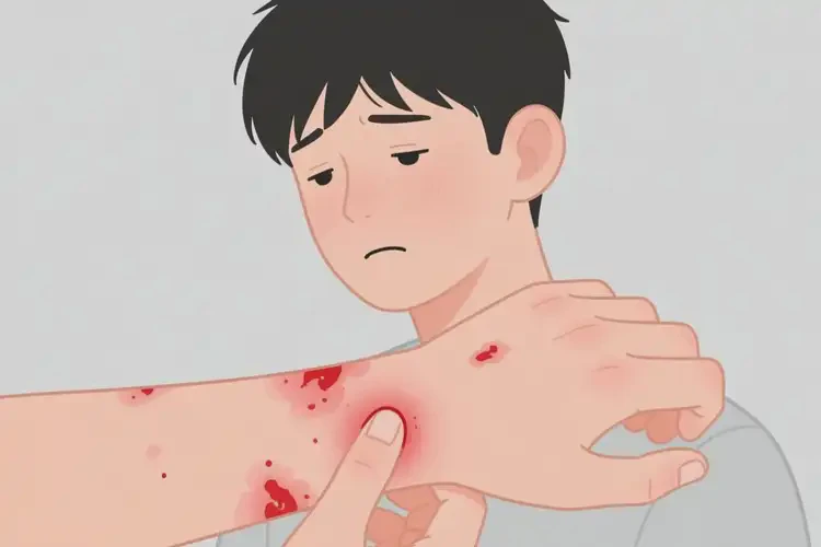 青年人身上偶爾起濕疹能不能自愈(圖3)