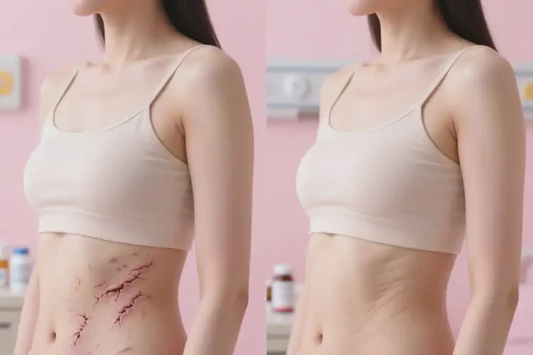 女性肚子經常長濕疹康復的全過程(圖1)