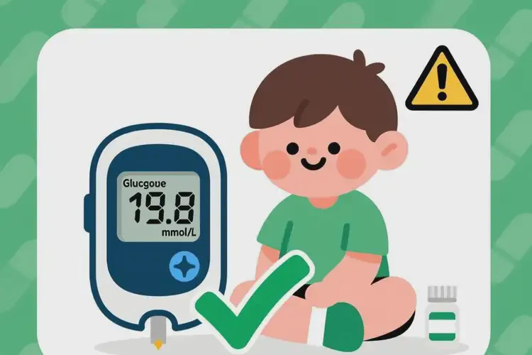 小孩下午血糖19點(diǎn)8是糖尿病嗎(圖1)