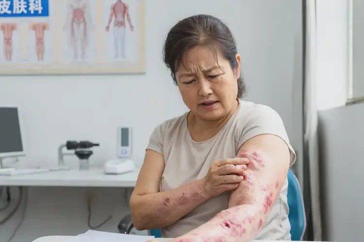 女生身上容易長濕疹能自愈嗎(圖4)