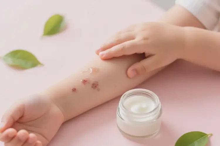 孩子手臂上的濕疹怎么治療(圖4)