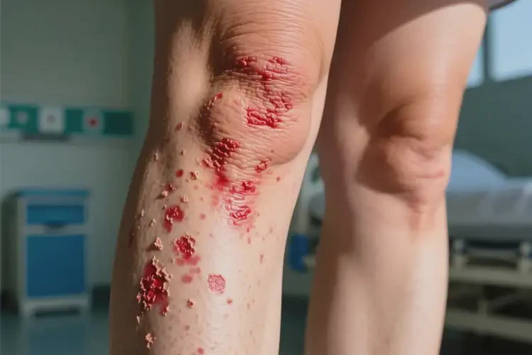 女人小腿有濕疹不管它會自己自愈嗎(圖4)