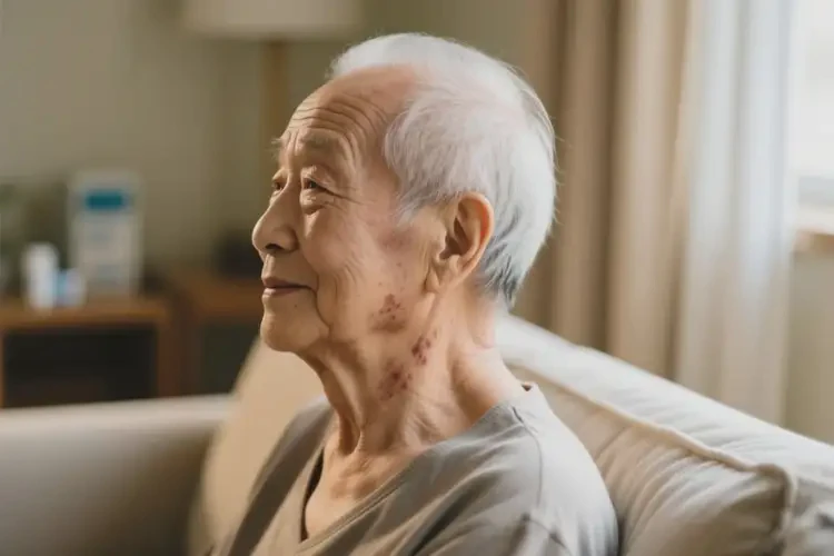 高齡老人脖子上容易起濕疹不管它會(huì)自己自愈嗎(圖4)