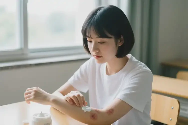 大學(xué)生手臂上有濕疹治療方法(圖4)