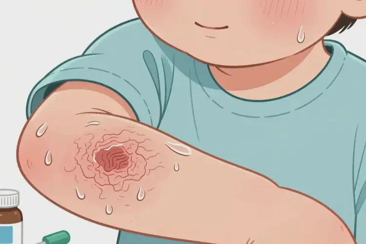 小孩手臂出濕疹不管它會自己好嗎(圖2)