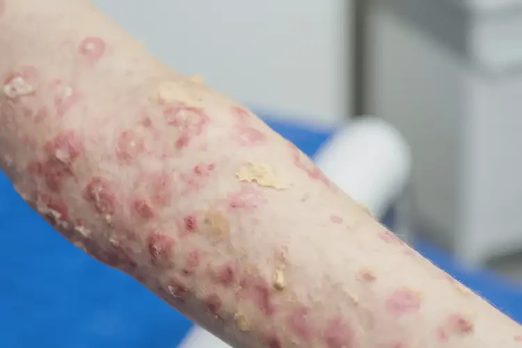 中學(xué)生脖子起濕疹能不能徹底自愈(圖2)