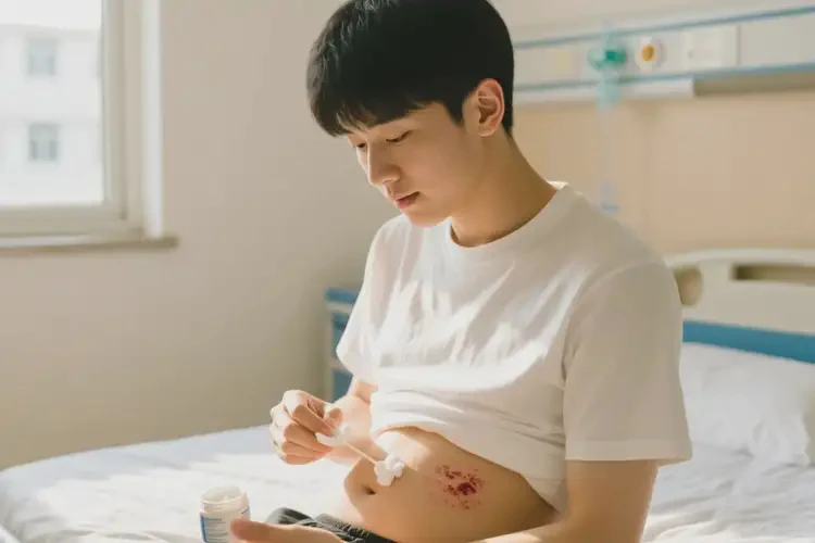 大學(xué)生肚子容易長(zhǎng)濕疹不管它會(huì)自己好嗎(圖3)