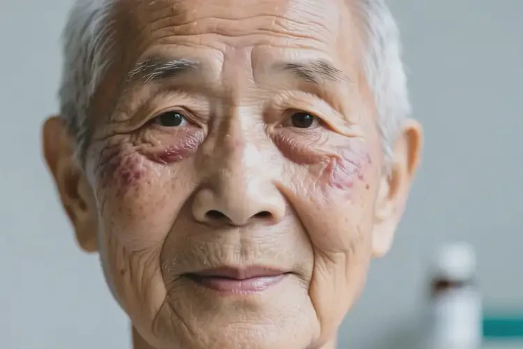 高齡老人面部偶爾起濕疹怎么算是痊愈(圖3)