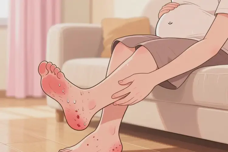 產(chǎn)婦腳上容易長(zhǎng)濕疹能自愈嗎(圖4)