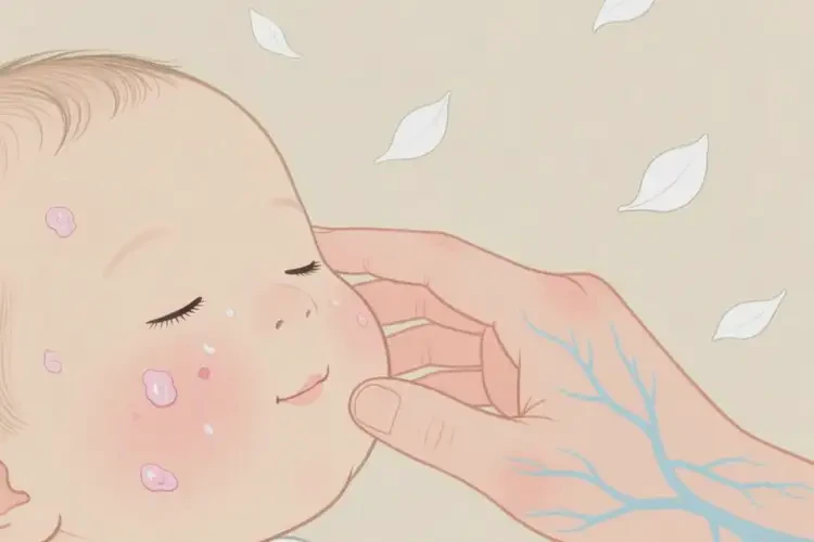 小兒臉上出濕疹不管它會(huì)自己痊愈嗎(圖3)
