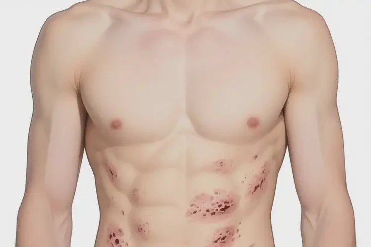 男性肚子上偶爾長濕疹可以徹底自愈嗎(圖3)