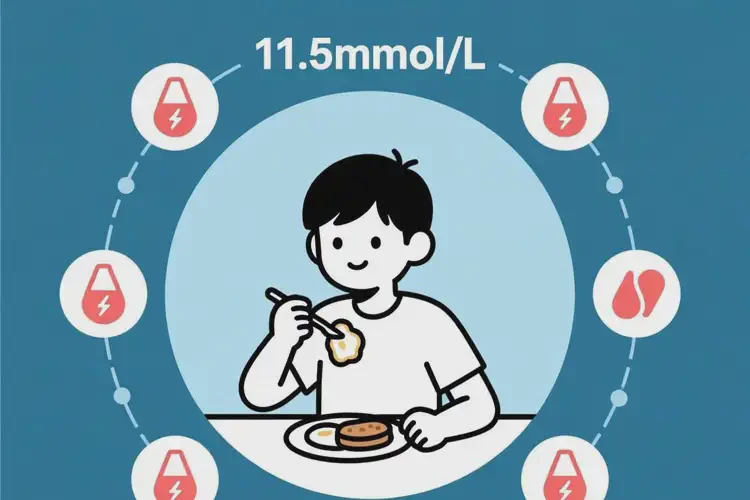 青少年早餐血糖11點(diǎn)5是糖尿病嗎(圖1)