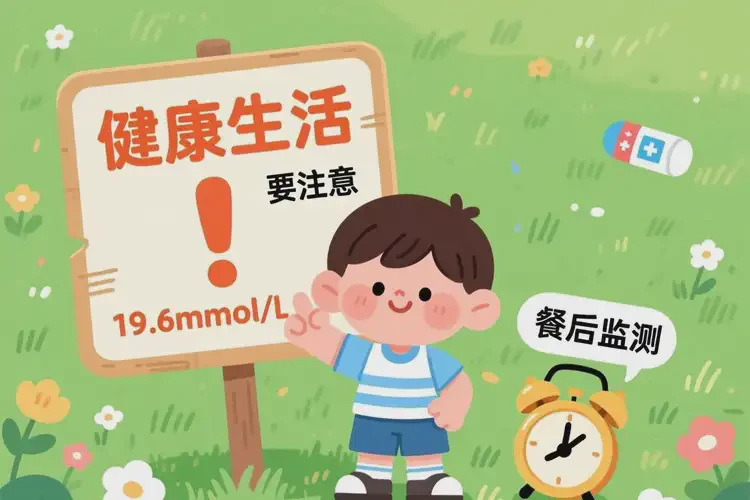 小孩餐后血糖19點(diǎn)6是怎么回事(圖1)