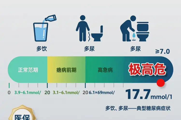 老年人早上空腹血糖17點7是糖尿病嗎(圖1)