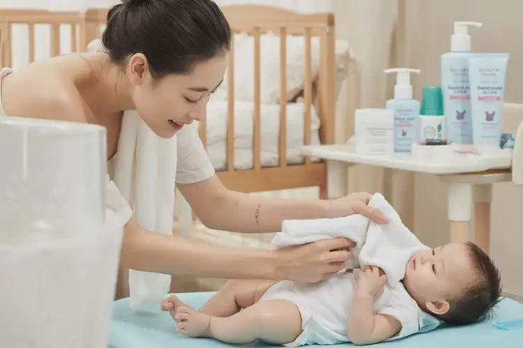 寶寶臉上容易起濕疹可不可以自愈(圖1)