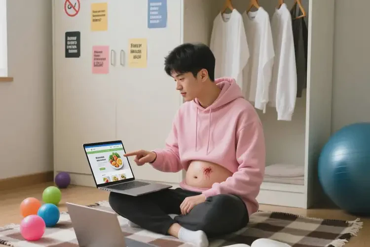 大學(xué)生肚子上起濕疹可不可以徹底自愈(圖1)