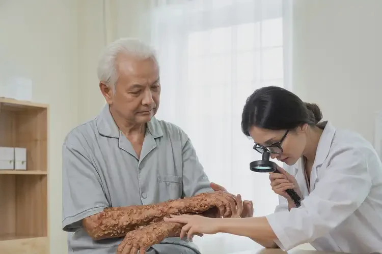 高齡老人肚子上偶爾起濕疹能不能徹底自愈(圖1)