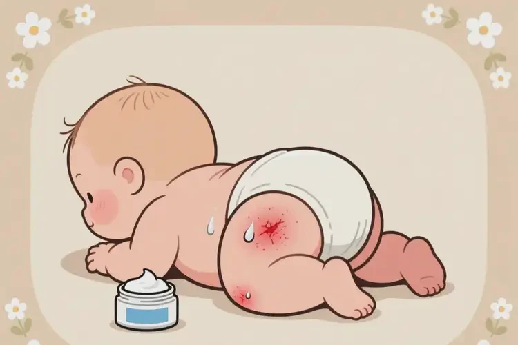幼兒屁股容易起濕疹可以徹底自愈嗎(圖3)