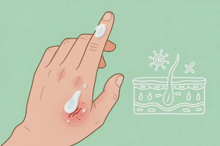 男性手上長濕疹可不可以徹底自愈(圖1)