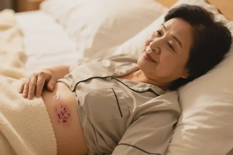 女人肚子有濕疹能不能徹底自愈(圖1)