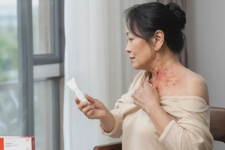 女生脖子容易起湿疹不管它会自己自愈吗(图1)