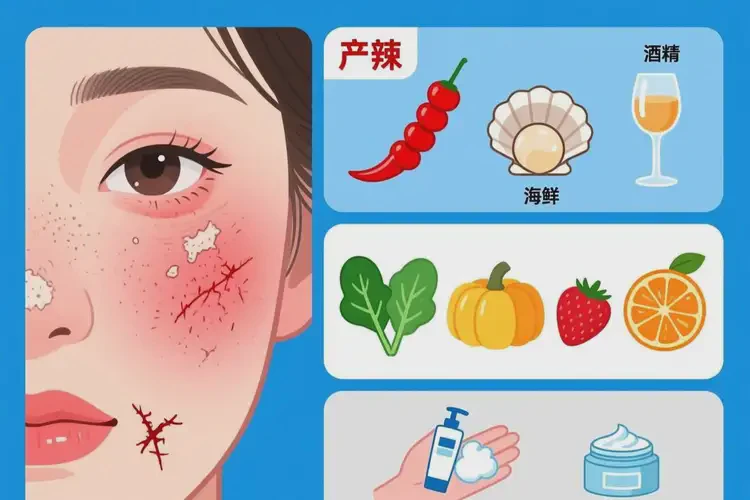 面部容易起濕疹需要嚴格避免哪些食物(圖2)