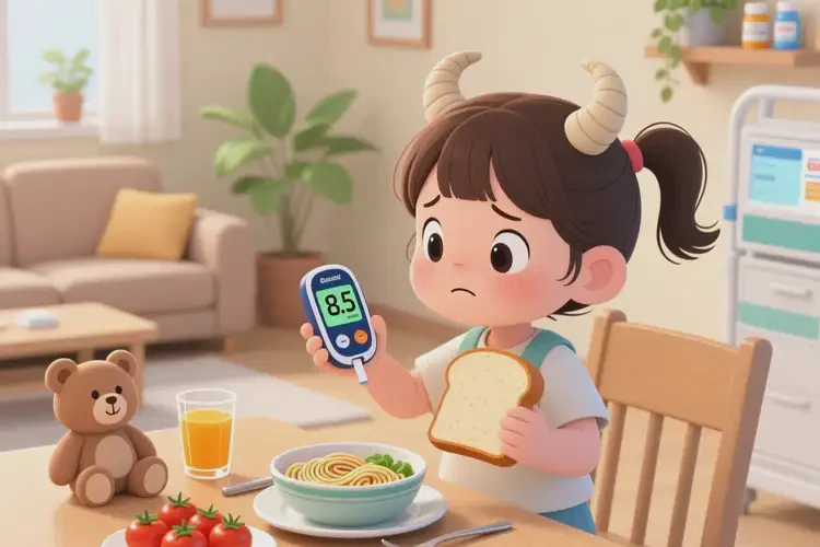 小孩晚餐血糖8點5是怎么回事(圖2)