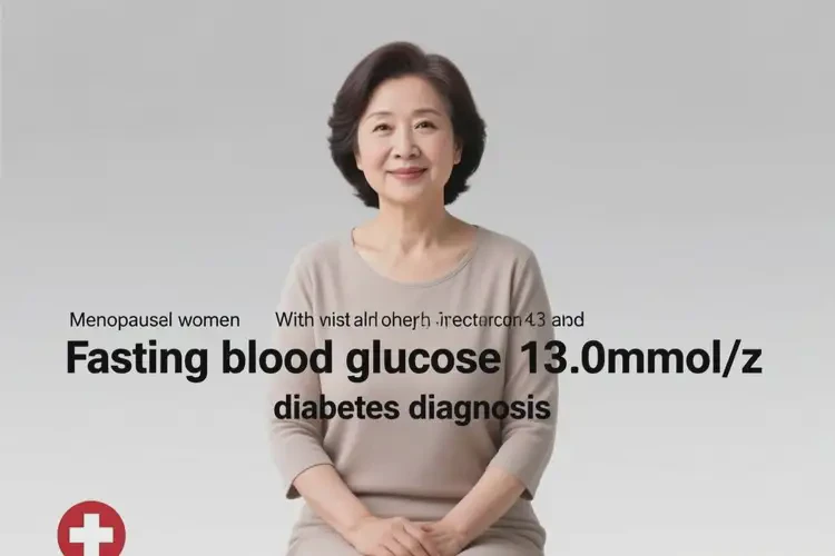 更年期女性早上空腹血糖13点0是糖尿病吗(图1)
