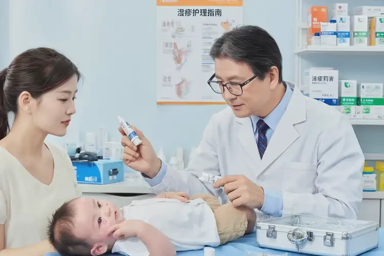 嬰幼兒面部起濕疹治療方法(圖3)