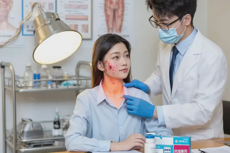 女性脖子出現(xiàn)濕疹不管它會(huì)自己痊愈嗎(圖1)