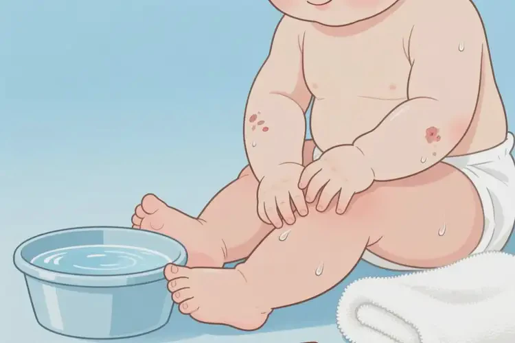 小兒四肢出現(xiàn)濕疹可不可以自愈(圖4)