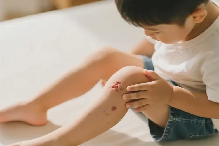 小孩大腿偶爾長濕疹不管它會自己自愈嗎(圖3)