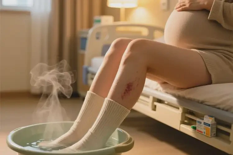 孕婦小腿上有濕疹能夠治愈嗎(圖1)