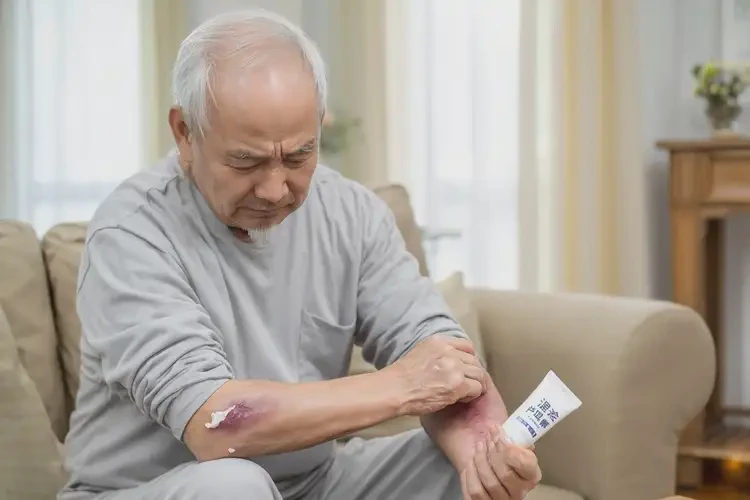 高齡老人手臂出濕疹能不能自愈(圖2)