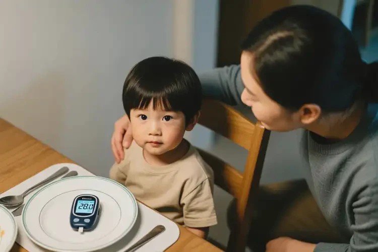 小孩晚餐血糖28(图2)