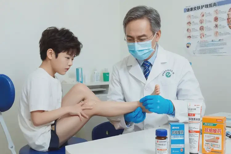 少儿脚上有湿疹治疗方法(图3)