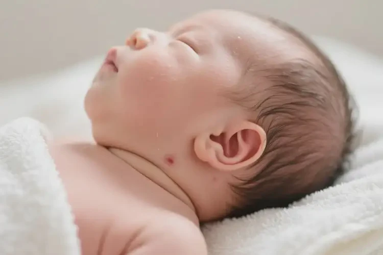 小兒脖子出現(xiàn)濕疹可以自愈嗎(圖2)