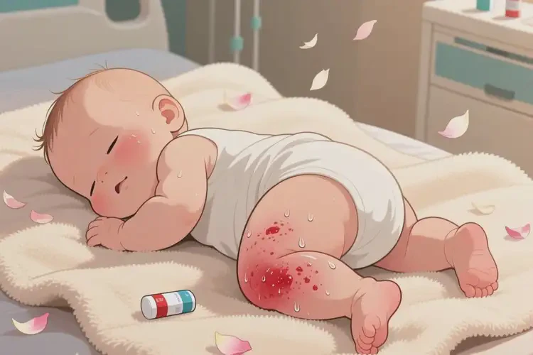 婴幼儿大腿上偶尔起湿疹可以自愈吗(图2)