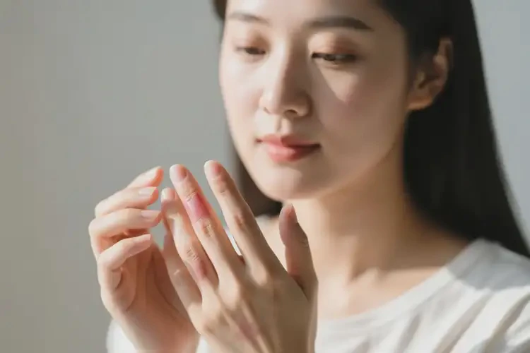 女性手上經(jīng)常起濕疹能靠自己自愈嗎(圖1)