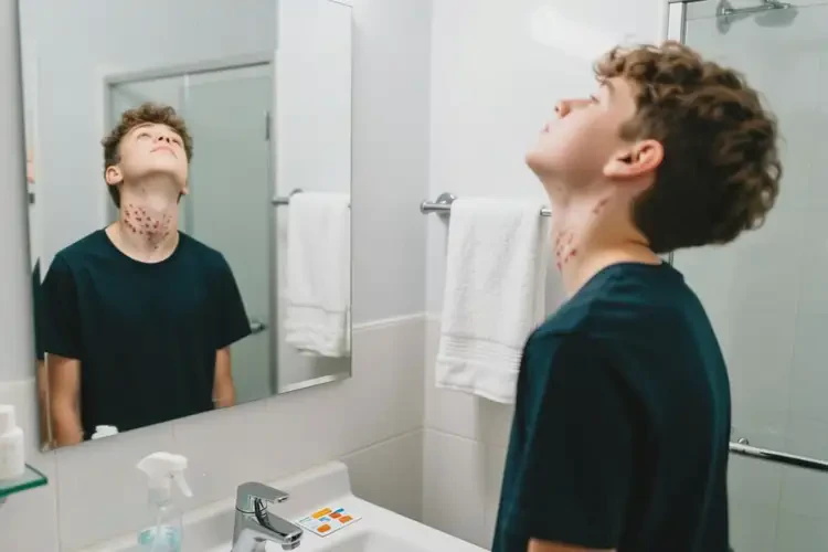 青少年脖子上容易長(zhǎng)濕疹治療方法(圖2)