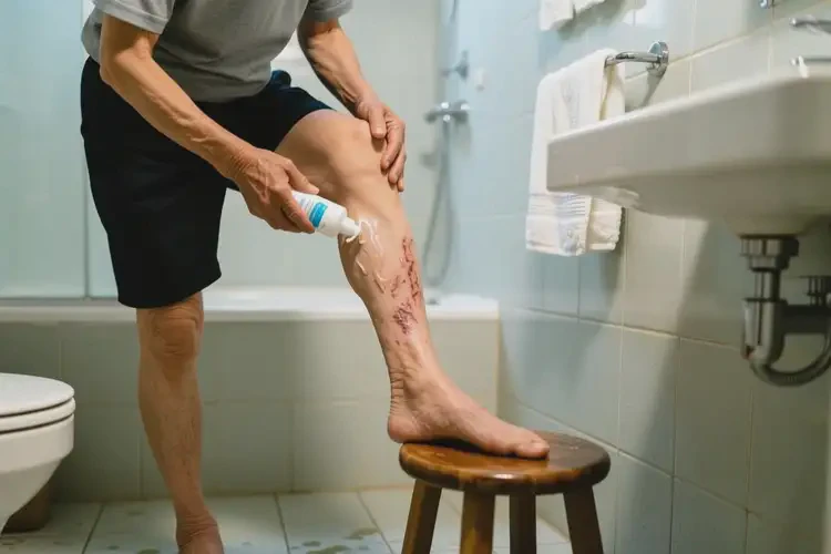 老年人小腿上偶爾起濕疹最簡(jiǎn)單自愈方法(圖1)