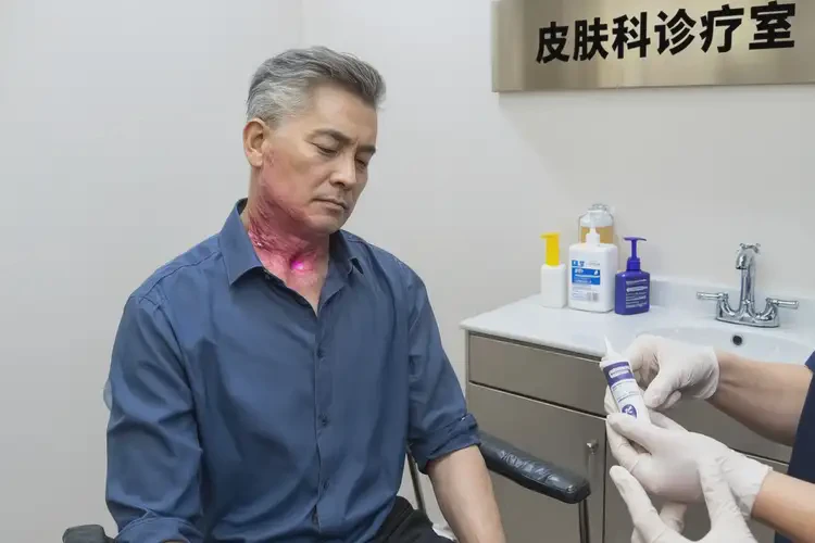 男性脖子出濕疹能靠自己自愈嗎(圖3)