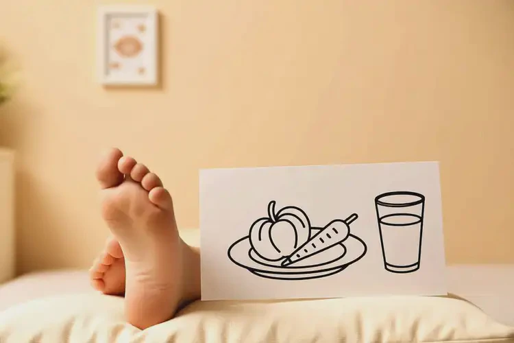 小孩腳上出濕疹康復(fù)后需要忌口多久(圖1)