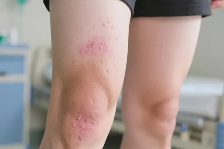 男生大腿上出現(xiàn)濕疹能徹底自愈嗎(圖4)