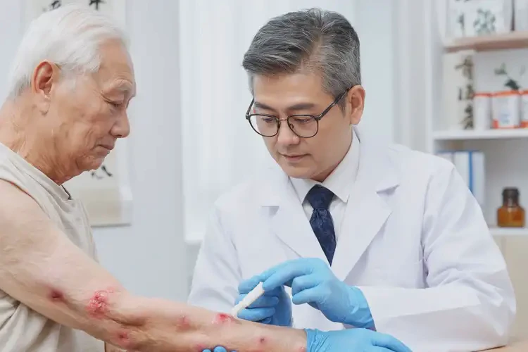 高齡老人手臂出濕疹能不能自愈(圖3)