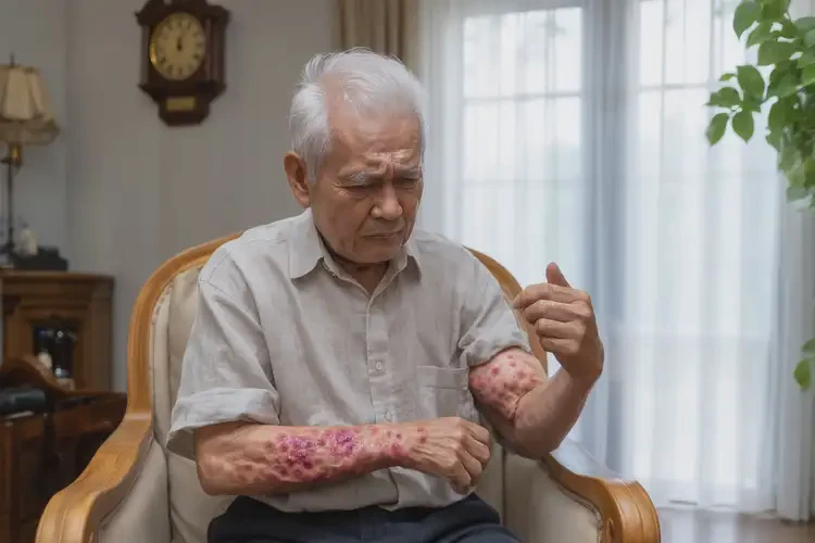 老人屁股上容易長濕疹能夠徹底治愈嗎(圖3)