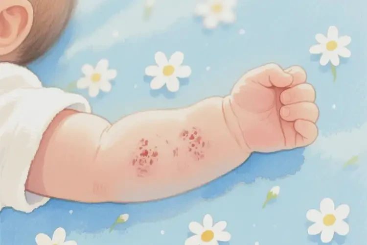 嬰幼兒手臂偶爾起濕疹能夠徹底治愈嗎(圖4)