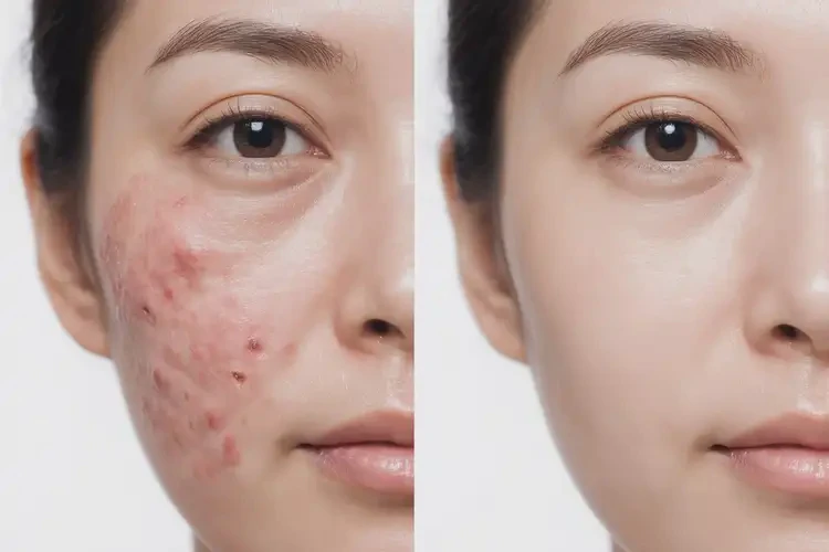 女生面部起濕疹怎么算是痊愈(圖4)