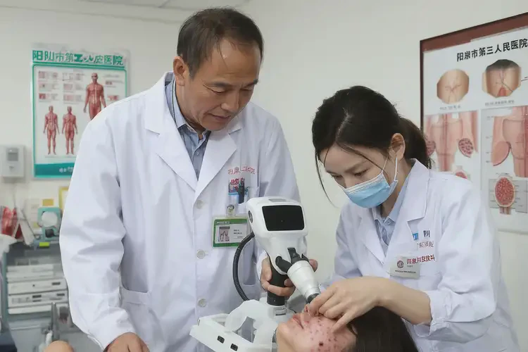 山西陽泉玫瑰痤瘡治療哪個(gè)醫(yī)院平價(jià)(圖1)